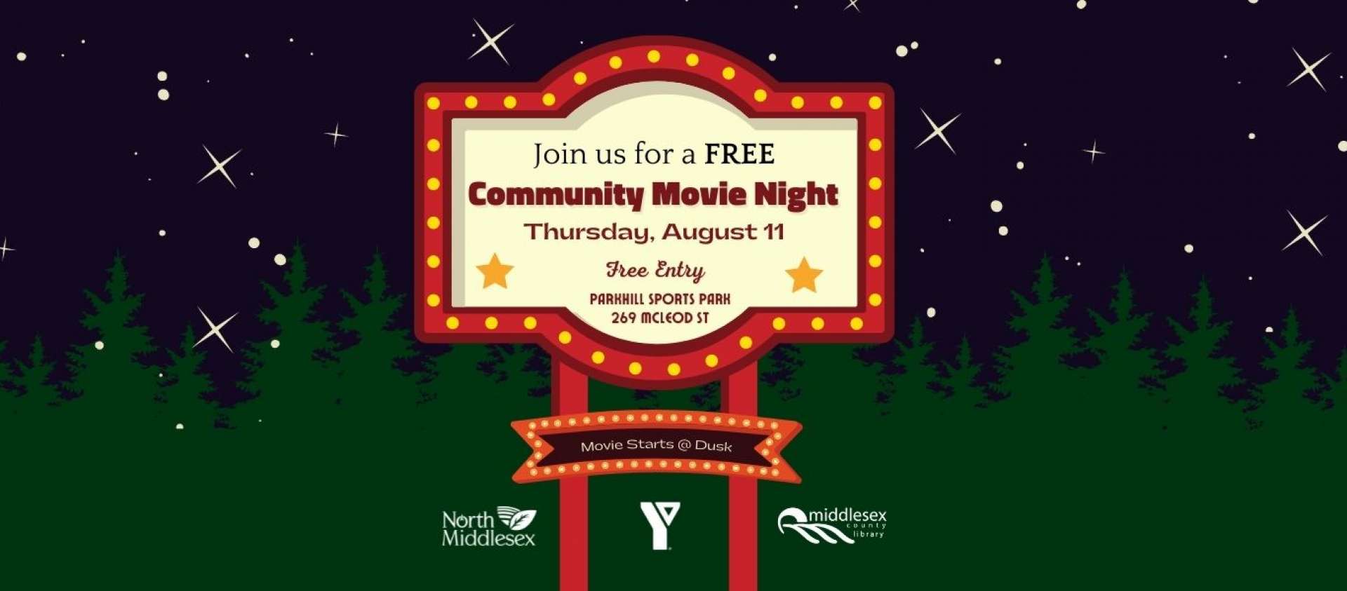 Community Movie Night Poster