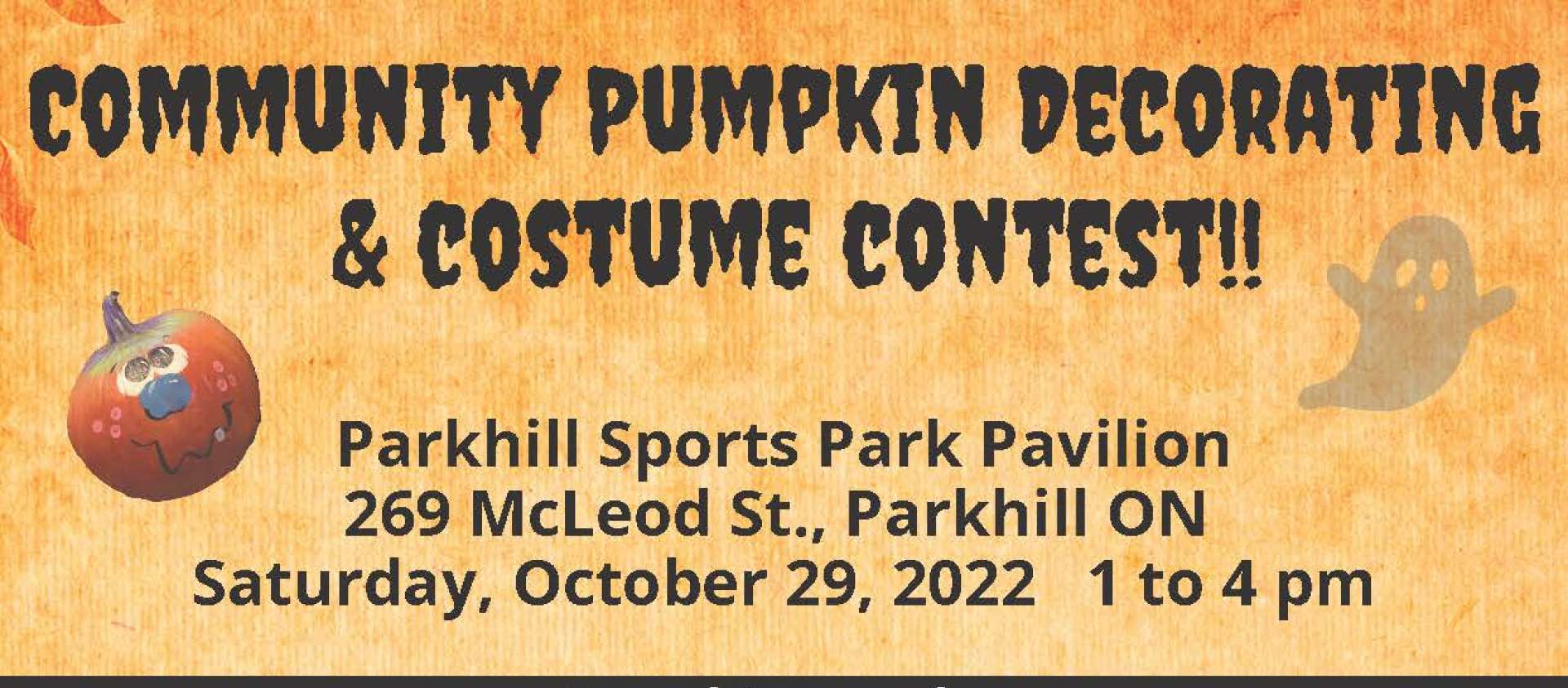 Community Pumpkin Decorating & Costume Contest