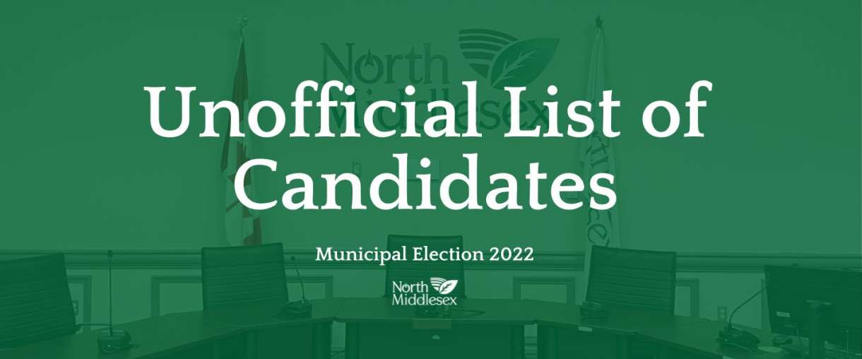 Unofficial List of Candidates